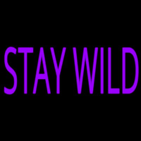 Stay Wild Enseigne Néon