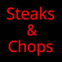 Steaks And Chops Enseigne Néon