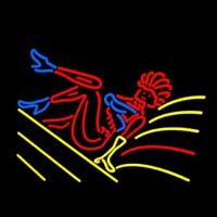 Strip Girl Logo Enseigne Néon