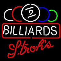 Strohs Ball Billiards Te t Pool Beer Sign Enseigne Néon