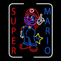 Super Mario Enseigne Néon