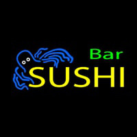 Sushi Bar With Jellyfish Enseigne Néon