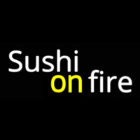 Sushi On Fire Enseigne Néon