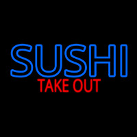 Sushi Take Out Enseigne Néon