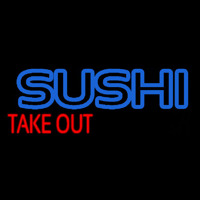 Sushi Take Out Enseigne Néon