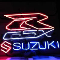 Suzuki Asian Auto Bière Bar Enseigne Néon
