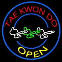 Tae Kwon Do Enseigne Néon