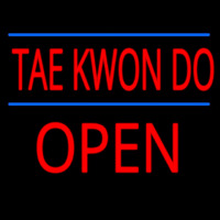 Tae Kwon Do Script1 Open Enseigne Néon