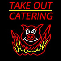 Take Out Catering Enseigne Néon