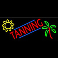 Tanning With Logo Enseigne Néon