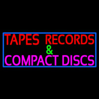 Tapes Cds Disc Enseigne Néon