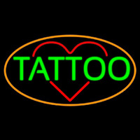Tattoo Heart Enseigne Néon