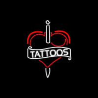 Tattoos Inside Heart Enseigne Néon