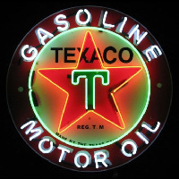 Te ico Gasoline Enseigne Néon