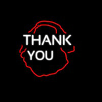 Thank You Enseigne Néon