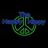 The Happy Hippy Enseigne Néon