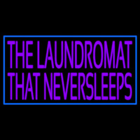 The Laundromat That Never Sleeps Enseigne Néon