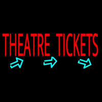Theatre Tickets Enseigne Néon