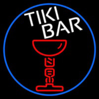 Tiki Bar Martini Enseigne Néon
