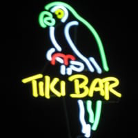 Tiki Bar Sculpture Mini Neon Light Enseigne Néon