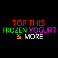 Top This Frozen Yogurt N More Enseigne Néon