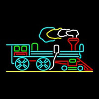 Train Logo 1 Enseigne Néon