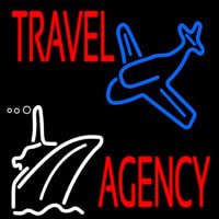 Travel Agency With Logo Enseigne Néon