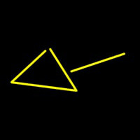 Triangle Enseigne Néon