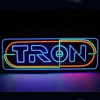 Tron Enseigne Néon Magasin Entrée