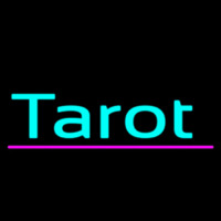 Turquoise Tarot Pink Line Enseigne Néon