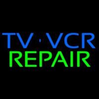 Tv Vcr Repair Enseigne Néon