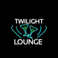 Twilight Lounge With Martini Enseigne Néon