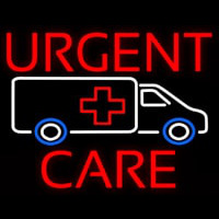 Urgent Care Hospital Van Enseigne Néon