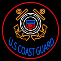 Us Coast Guard Logo Enseigne Néon