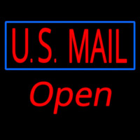 Us Mail Script1 Open Enseigne Néon
