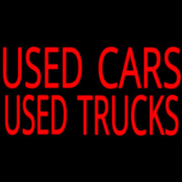 Used Cars Used Truckes Enseigne Néon