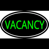 Vacancies With White Border Enseigne Néon