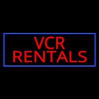 Vcr Rentals Enseigne Néon