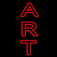 Vertical Double Stroke Art 1 Enseigne Néon