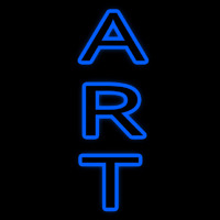 Vertical Double Stroke Art Enseigne Néon
