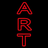 Vertical Double Stroke Art Enseigne Néon