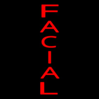 Vertical Red Facial Enseigne Néon