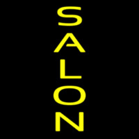 Vertical Yellow Salon Enseigne Néon