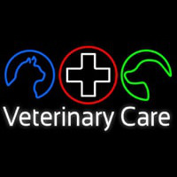 Veterinary Care Enseigne Néon