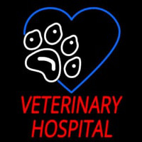 Veterinary Hospital Enseigne Néon