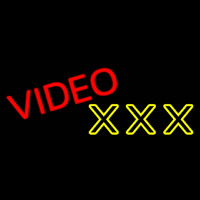 Video Triple X Enseigne Néon