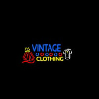 Vintage Clothing Enseigne Néon