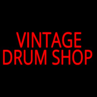 Vintage Drum Shop 1 Enseigne Néon