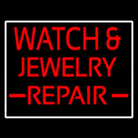 Watch And Jewelry Repair Red Enseigne Néon
