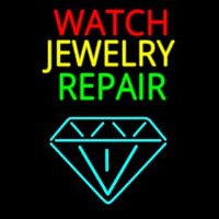 Watch Jewelry Repair With Logo Enseigne Néon